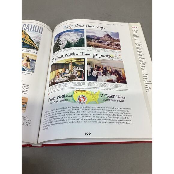 CLASSIC RAILROAD ADVERTISING - RIDING THE RAILS AGAIN - BY TAD BURNESS - Picture 8 of 10